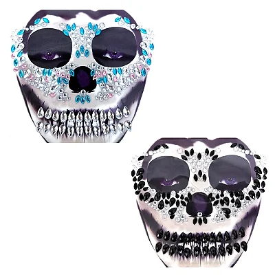 Adesivo Facial Halloween – Transforme Seu Rosto em Uma Fantasia Assustadora! - Sortidos - 1 Unidade
