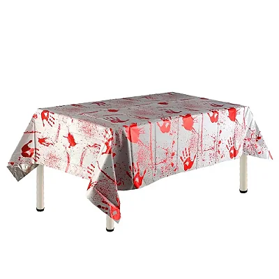 Toalha de Mesa Halloween Help – 1,83m x 1,37m