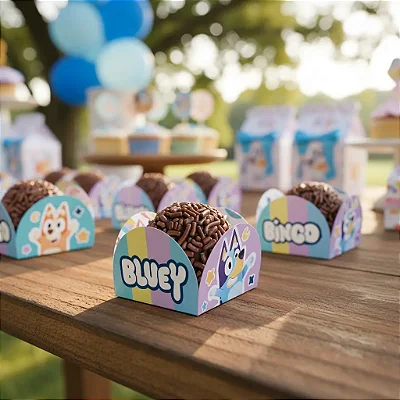 Porta Forminha Bluey – Festcolor (40 unidades)