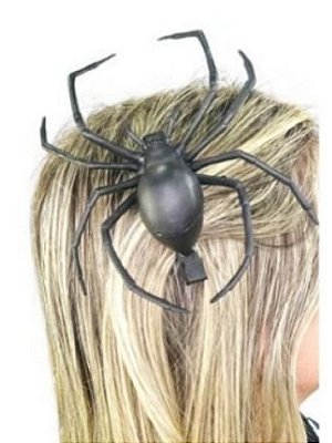 Presilha de Cabelo Aranha – Acessório Fantasia Halloween