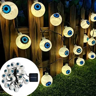 Varal Olho com Luz 2 Metros – Decoração de Halloween