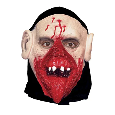 Máscara Descarnado com Capuz – Fantasia Horripilante para Halloween