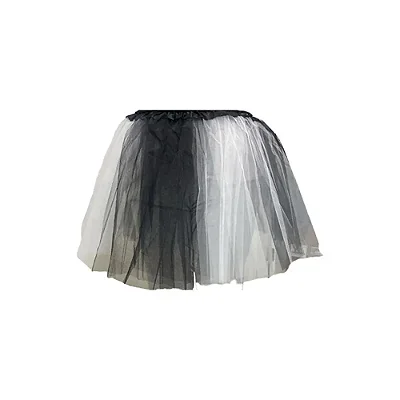 Saia de Tule 40cm Cor Dupla Festa de Halloween