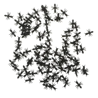 Formiga Plástica Decorativa 1,6 cm – Pacote com 50 Unidades