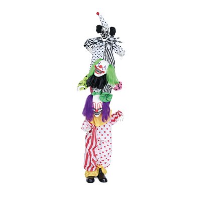 Boneco Trio de Palhaços Ralf, Billy e Fred – 165 cm com Som, Luz e Movimento