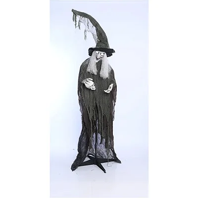 Boneca Bruxa Martina com Som, Luz e Movimento – 160 cm