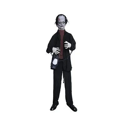 Boneco Otto com Som, Luz e Movimento – Decoração de Halloween Realista