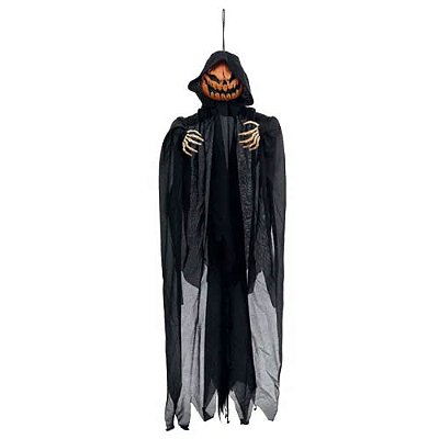 Boneco Abóbora Posseidon 64cm – Para Pendurar – Decoração Halloween Assustadora