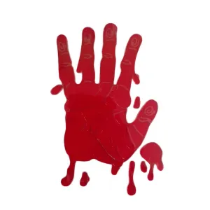 Adesivo Gel Sangue Halloween – Decoração Realista
