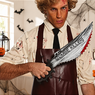 Faca Zombie Killer 50cm – Acessório de Fantasia e Decoração Halloween