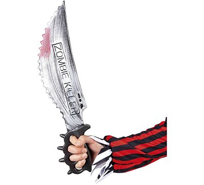 Faca Zombie Killer 50cm – Acessório de Fantasia e Decoração Halloween