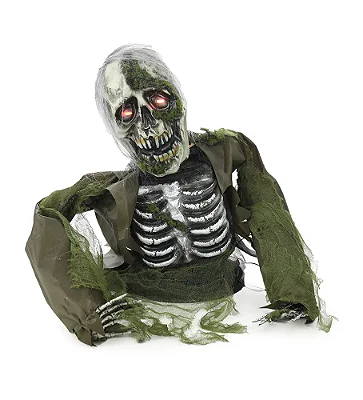 Zumbi Cedrik – Enfeite Decorativo de Halloween com Som e Movimento