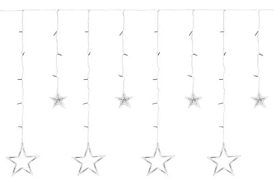 Cordão de Estrelas com 380 LEDs – Fio Incolor – 2m – Bivolt