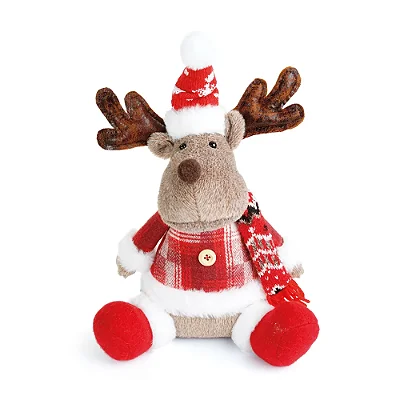 Rena Decorativa de Pelúcia 32 cm – Cromus – 1 Unidade