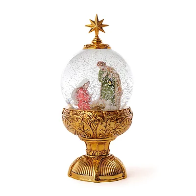 Globo de Água Dourado/Vermelho – 27 cm