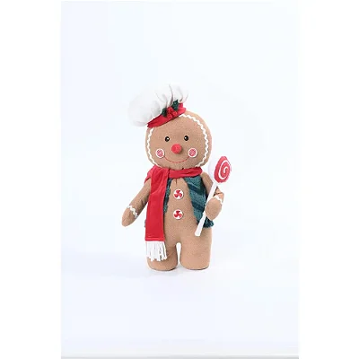 Boneco Decorativo Gingerbread Colorido – 42 cm
