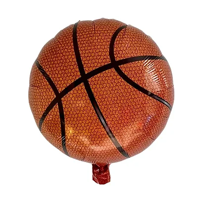 Balão Metalizado Bola de Basquete – 43cm – Flutua com Gás Hélio