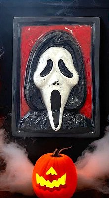 Enfeite Decorativo Halloween – Quadro Pânico 77x54cm
