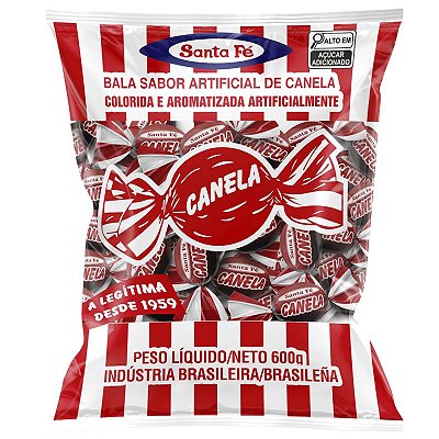 Balas Duras de Canela – 600g – Santa Fé
