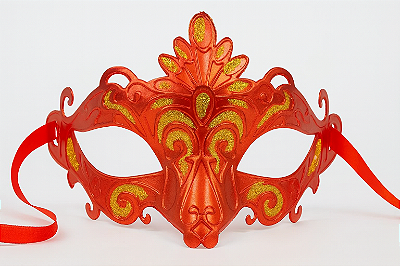 Máscaras de Carnaval para Festas Temáticas – Cores Sortidas com Glitter