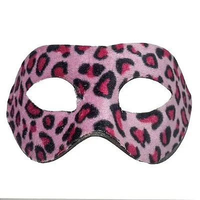 Máscara de Carnaval Veneziana Oncinha Rosa