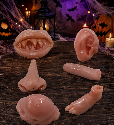 Mini Partes do Corpo – Decoração Assustadora para Halloween (1 Peça Aleatório)