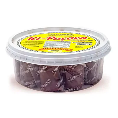 Paçoca Rolha de Amendoim com Cobertura de Chocolate ao Leite 1,010kg – Ki-Kakau (50 Unidades)