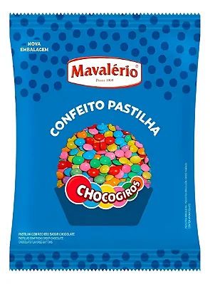 Confeito Pastilhas Chocogiros Colorido 500g – Mavalério