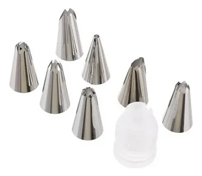 Bicos de Confeitar – Kit com 8 Unidades – Silver Chef