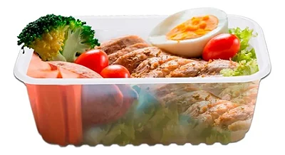 Pote Descartável 500ml Freezer e Micro-ondas Marmita – 24 Unidades