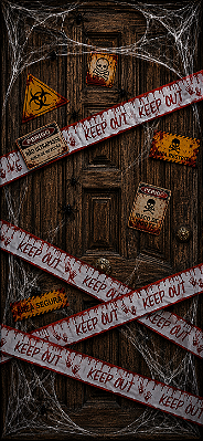 Faixa Decorativa Halloween “Keep Out” – 6 Metros | Decoração Assustadora para Festas