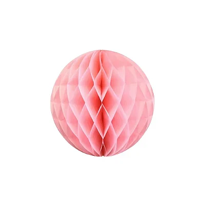 Balão Colmeia Origami Rosa - 30 cm