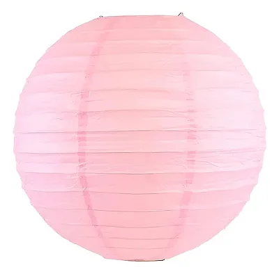 Lanterna Japonesa Rosa 40 Cm - 1 Unidade