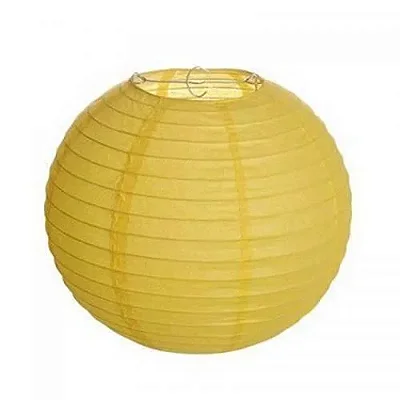 Lanterna Japonesa Amarelo 40 Cm - 1 Unidade