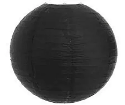 Lanterna Japonesa Preto 40 Cm - 1 Unidade