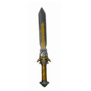 Espada Medieval Caveira 57cm – Acessório Temático