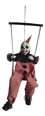 Palhaço Sorveteiro Assustador no Balanço 70x30cm – Halloween
