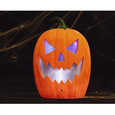 Abóbora Halloween Jack Lanterna com Som e Sensor de Movimento – 30cm