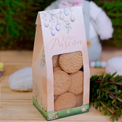 Saco Practice Especial com Visor Feliz Páscoa 18x8x8cm – 1 Unidade