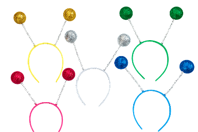 Tiara com Bolinhas Coloridas – Alegre e Divertida para Festas - 1 Unidade