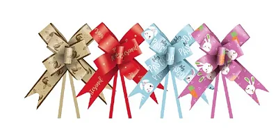 Laço Pronto Páscoa Sortido Colorido 42cm x 3cm – Pacote com 10 Unidades