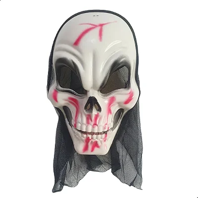 Máscara de Caveira com Capuz – Halloween