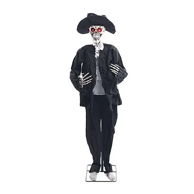 Caveira Esqueleto Teobaldo com Luz Halloween – 1,15m