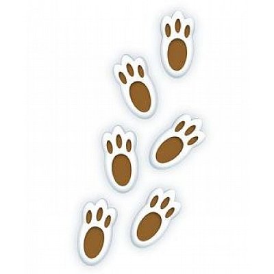 Mini Pé de Coelho 8x3cm – Kit com 12 Unidades