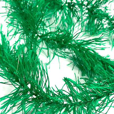 Marabú Fino de Tecido Decorativo 1,60m – Verde - 12 Unidades