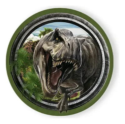 Prato de Festa Jurassic Word - 8 unidades