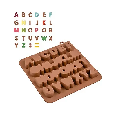 Molde de Silicone para Chocolate – Letrinhas Alfabeto