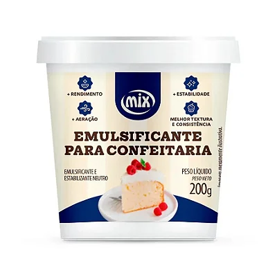 Emulsificante para Confeitaria 200g – Mix