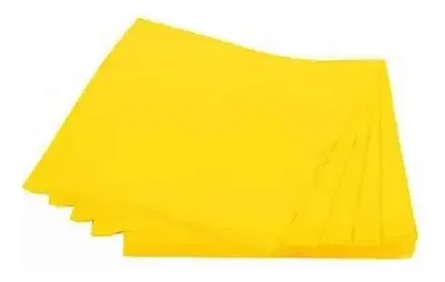 Guardanapos de Papel Folha Dupla Amarelo – 33x33cm (20 Unidades)