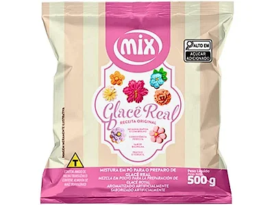 Glacê Real em Pó 500g – Mix